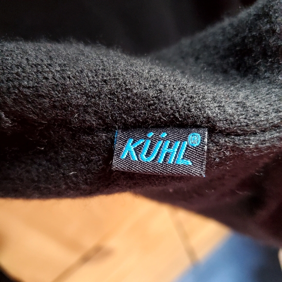 Kuhl Women's Black Merino Wool Zip Up Cardigan Size Medium - Picture 8 of 9